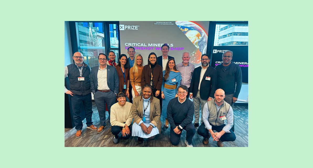 A group photo of people smiling. 